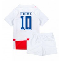 Kroatien Luka Modric #10 Hemmadräkt Barn EM 2024 Kortärmad (+ Korta byxor)